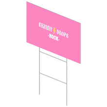 Load image into Gallery viewer, Partner.Co | Skinny Drops Rock Pink/White | Event Sign