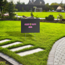 Load image into Gallery viewer, Partner.Co | Skinny Drops Rock Black/Pink | Event Sign