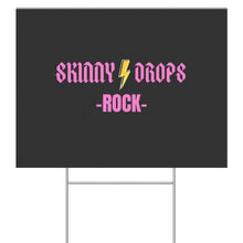 Load image into Gallery viewer, Partner.Co | Skinny Drops Rock Black/Pink | Event Sign