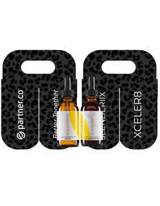 Partner.Co | Better Together Slenderiix Xceler8 Skinny Drops Mini Tote Sleeve BLACK LEOPARD LIMITED EDITON 10pc BULK PACK