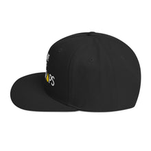 Load image into Gallery viewer, Partner.Co | Ask Me About Skinny Drops Stacked Black Logo | Snapback Hat