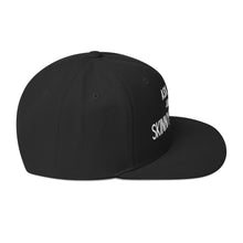 Load image into Gallery viewer, Partner.Co | Ask Me About Skinny Drops Stacked Black Logo | Snapback Hat