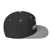 Load image into Gallery viewer, Partner.Co | Ask Me About Skinny Drops Stacked Black Logo | Snapback Hat