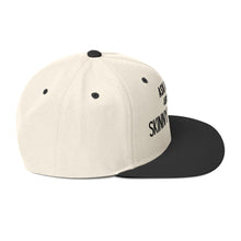 Load image into Gallery viewer, Partner.Co | Ask Me About Skinny Drops Stacked Black Logo  | Snapback Hat