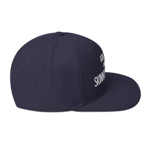 Load image into Gallery viewer, Partner.Co | Ask Me About Skinny Drops Stacked Black Logo | Snapback Hat