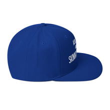 Load image into Gallery viewer, Partner.Co | Ask Me About Skinny Drops Stacked Black Logo | Snapback Hat