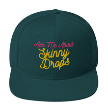 Load image into Gallery viewer, Partner.Co | Ask Me About Skinny Drops Yellow Neon Logo | Snapback Hat