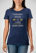 Load image into Gallery viewer, PARTNER.CO | FUN FITNESS Collection BLING Hormones Suck Women's Tee