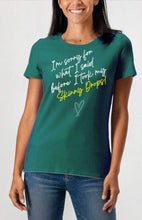 Load image into Gallery viewer, PARTNER.CO | FUN FITNESS Collection BLING I'm Sorry For What I Said Before Women's Tee