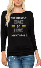 Load image into Gallery viewer, Partner.Co | BLING Hormones Suck Women's Dolman Top 3/4 Sleeve