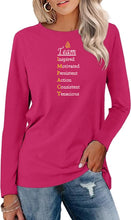Load image into Gallery viewer, Team Impact | Team Impact Acronym | BLING Women's Long Sleeve