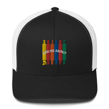Load image into Gallery viewer, Partner.Co | Ask Me About Skinny Drops Multi Logo| Trucker Cap