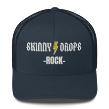 Load image into Gallery viewer, Partner.Co | Skinny Drops Rock White Skinny| Trucker Hat
