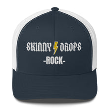 Load image into Gallery viewer, Partner.Co | Skinny Drops Rock White Skinny| Trucker Hat