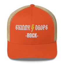 Load image into Gallery viewer, Partner.Co | Skinny Drops Rock White Skinny| Trucker Hat