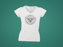 Load image into Gallery viewer, Parnter.co | DALLAS PXP Circle Logo | BLING Women's Short Sleeve Shirt V-Neck