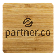 Load image into Gallery viewer, Partner.Co | Bamboo Coaster - 4pc