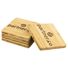 Load image into Gallery viewer, Partner.Co | Bamboo Coaster - 4pc