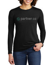 Load image into Gallery viewer, Partner.Co | BLING BUSINESS CASUAL Women's Tri-blend Long Sleeve Tee