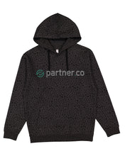 Load image into Gallery viewer, Partner.Co | FUN FITNESS BLING Unisex Hoodie BLACK LEOPARD COLLECTION