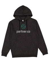Load image into Gallery viewer, Partner.Co | FUN FITNESS BLING Unisex Hoodie BLACK LEOPARD COLLECTION