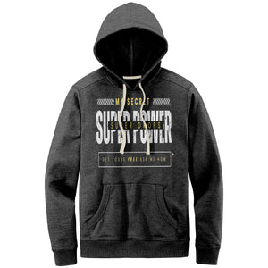 Partner.Co | District Men's Re-fleece Hoodie | My Secret Super Power Is Skinny Drops