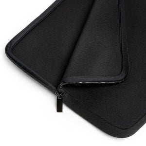 Partner.Co | Green Tall Logo | Black Laptop Sleeve