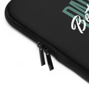 Partner.Co | Green Tall Logo | Black Laptop Sleeve