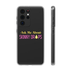 Partner.Co | Ask Me About Skinny Drops Stack Logo Yellow Pink  | Flexi Phone Case