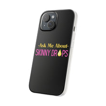 Load image into Gallery viewer, Partner.Co | Ask Me About Skinny Drops Stack Logo Yellow Pink  | Flexi Phone Case
