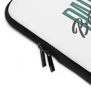 Partner.Co | Green Tall Logo | White Laptop Sleeve