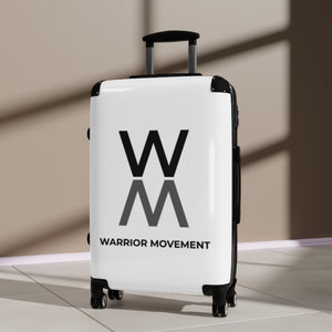 Warrior Movement | Warrior Movement Logo White Suitcases