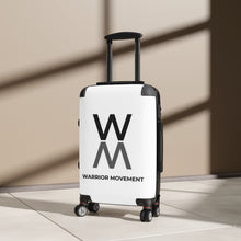 Load image into Gallery viewer, Warrior Movement | Warrior Movement Logo White Suitcases
