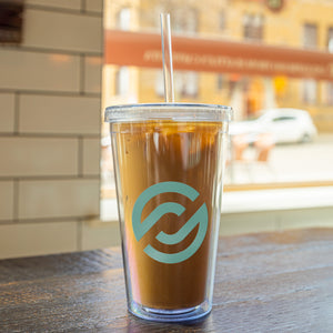 Partner.Co | Green Circle Logo| Acrylic Tumbler