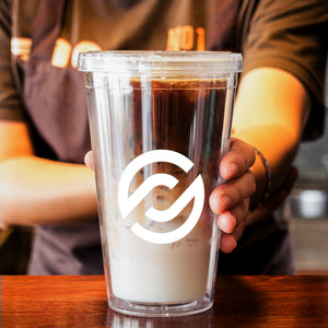 Partner.Co | White Circle Logo| Acrylic Tumbler