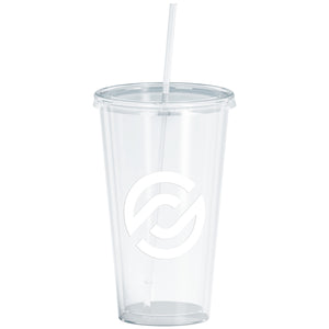 Partner.Co | White Circle Logo| Acrylic Tumbler