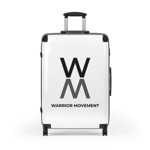 Warrior Movement | Warrior Movement Logo White Suitcases