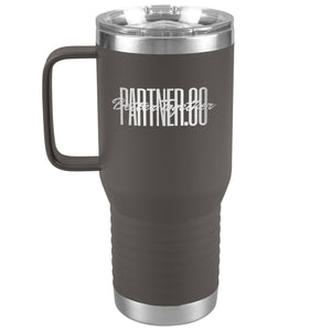 Partner.Co | Green Tall Logo |20oz Travel Tumbler