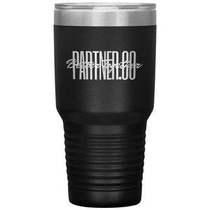 Partner.Co | Green Tall Logo | 30oz Insulated Tumbler
