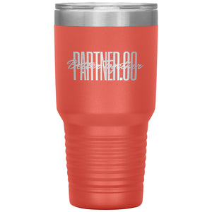 Partner.Co | Green Tall Logo | 30oz Insulated Tumbler