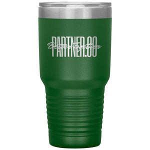 Partner.Co | Green Tall Logo | 30oz Insulated Tumbler