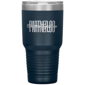 Partner.Co | Green Tall Logo | 30oz Insulated Tumbler