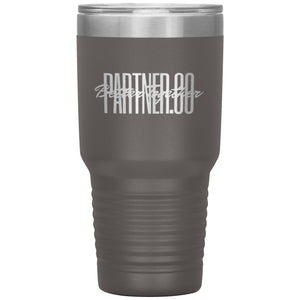 Partner.Co | Green Tall Logo | 30oz Insulated Tumbler