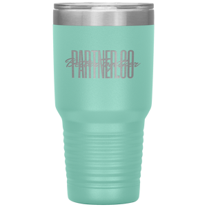 Partner.Co | Green Tall Logo | 30oz Insulated Tumbler