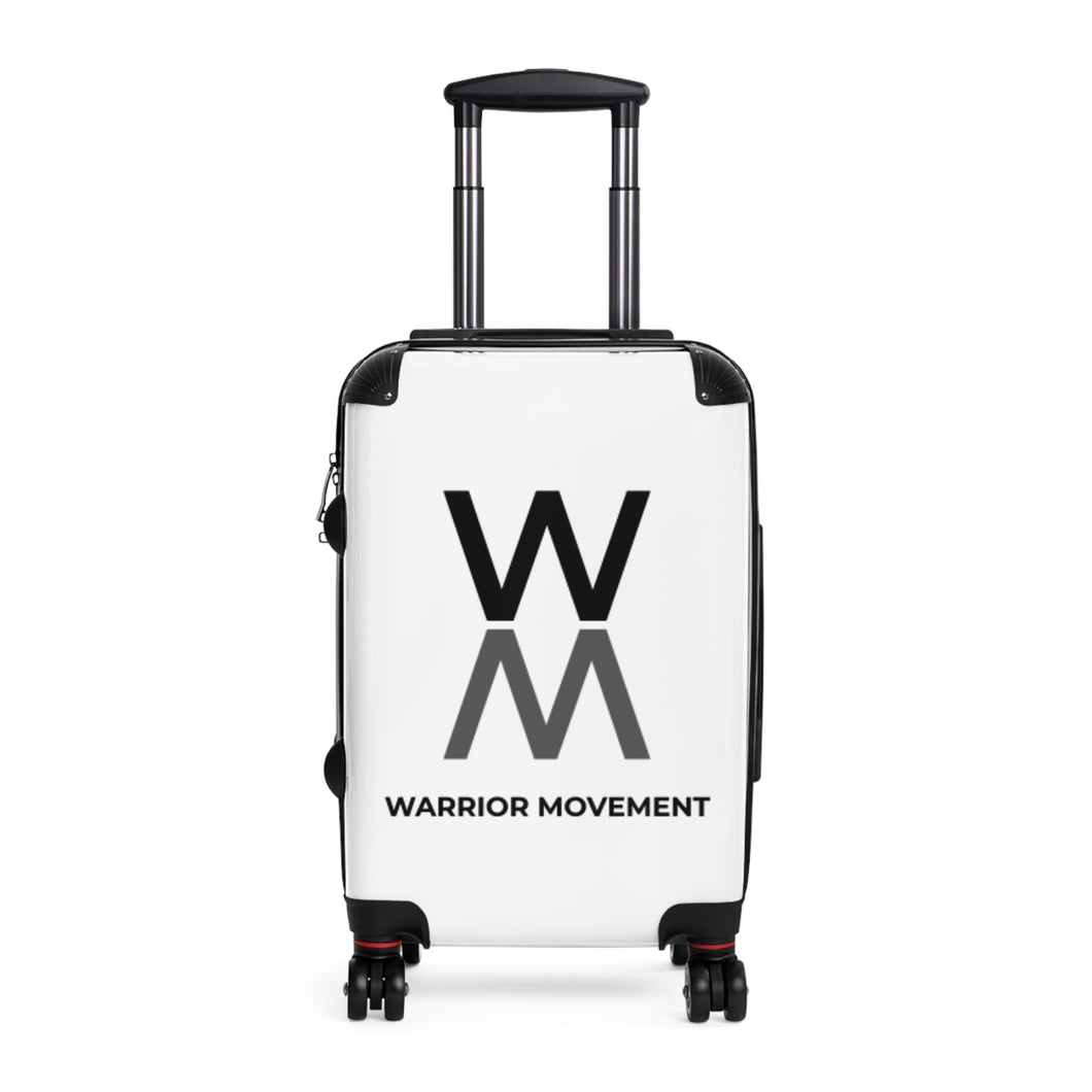 Warrior Movement | Warrior Movement Logo White Suitcases