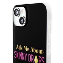 Load image into Gallery viewer, Partner.Co | Ask Me About Skinny Drops Stack Logo Yellow Pink  | Flexi Phone Case
