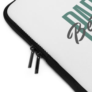 Partner.Co | Green Tall Logo | White Laptop Sleeve