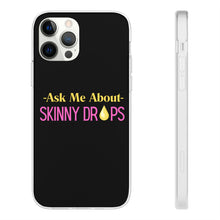 Load image into Gallery viewer, Partner.Co | Ask Me About Skinny Drops Stack Logo Yellow Pink  | Flexi Phone Case
