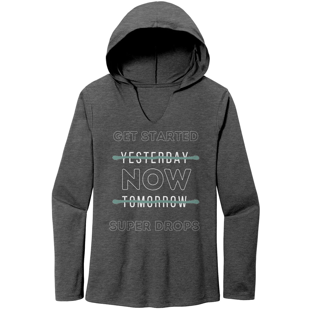 Partner.Co | Women's Perfect Tri Long Sleeve Hoodie | Get Started Now Super Drops