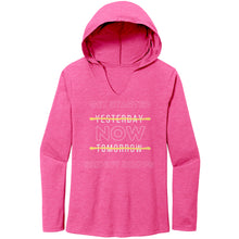Load image into Gallery viewer, Partner.Co | Women&#39;s Perfect Tri Long Sleeve Hoodie | Get Started Now Skinny Drops

